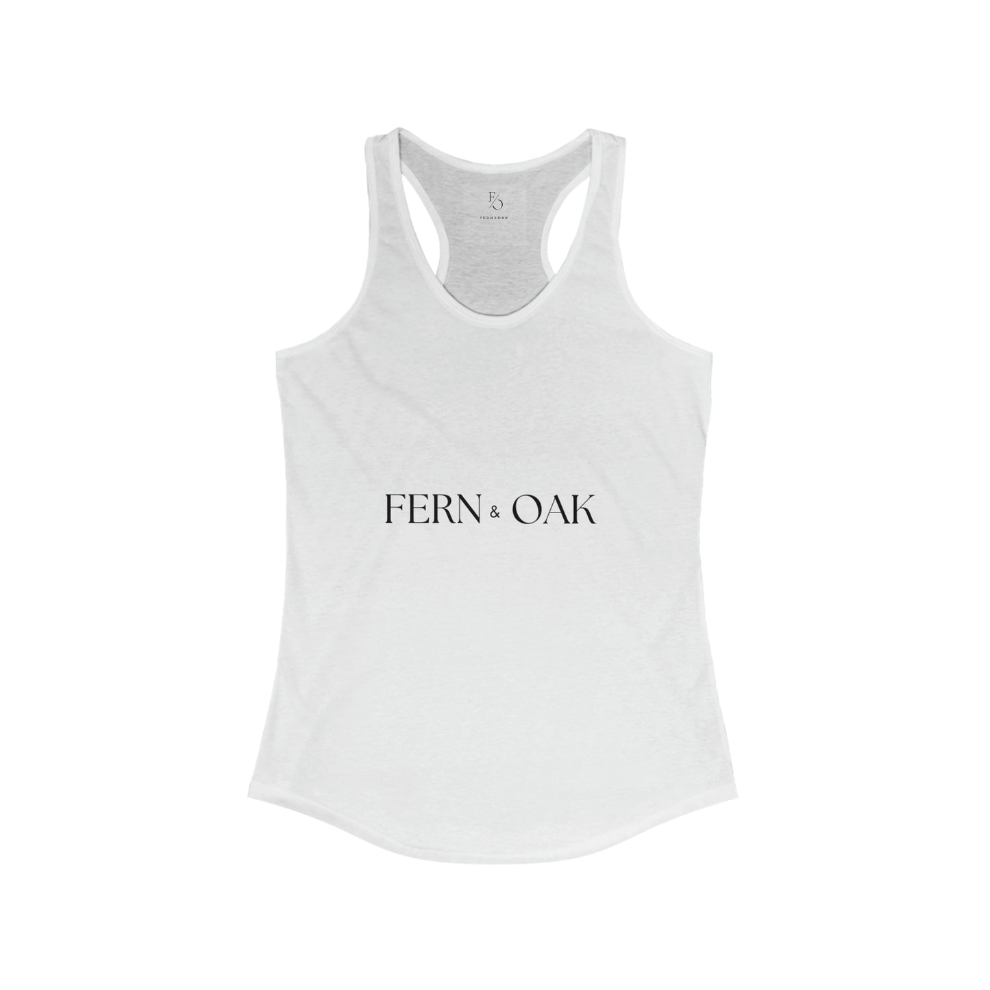 Fern and Oak Classic Women's Ideal Racerback Tank