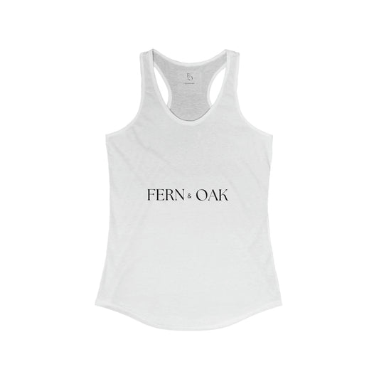 Fern and Oak Classic Women's Ideal Racerback Tank