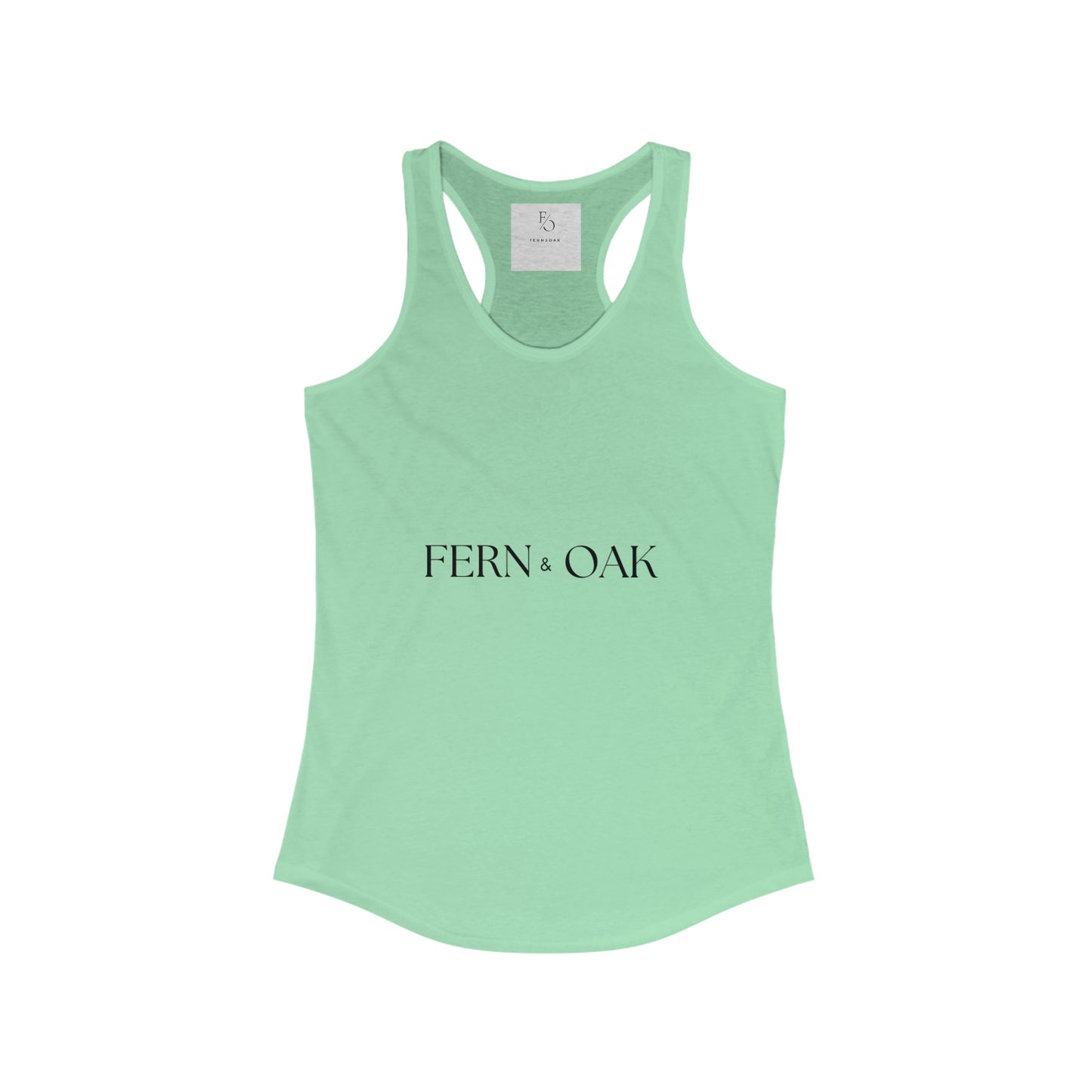 Fern and Oak Classic Women's Ideal Racerback Tank