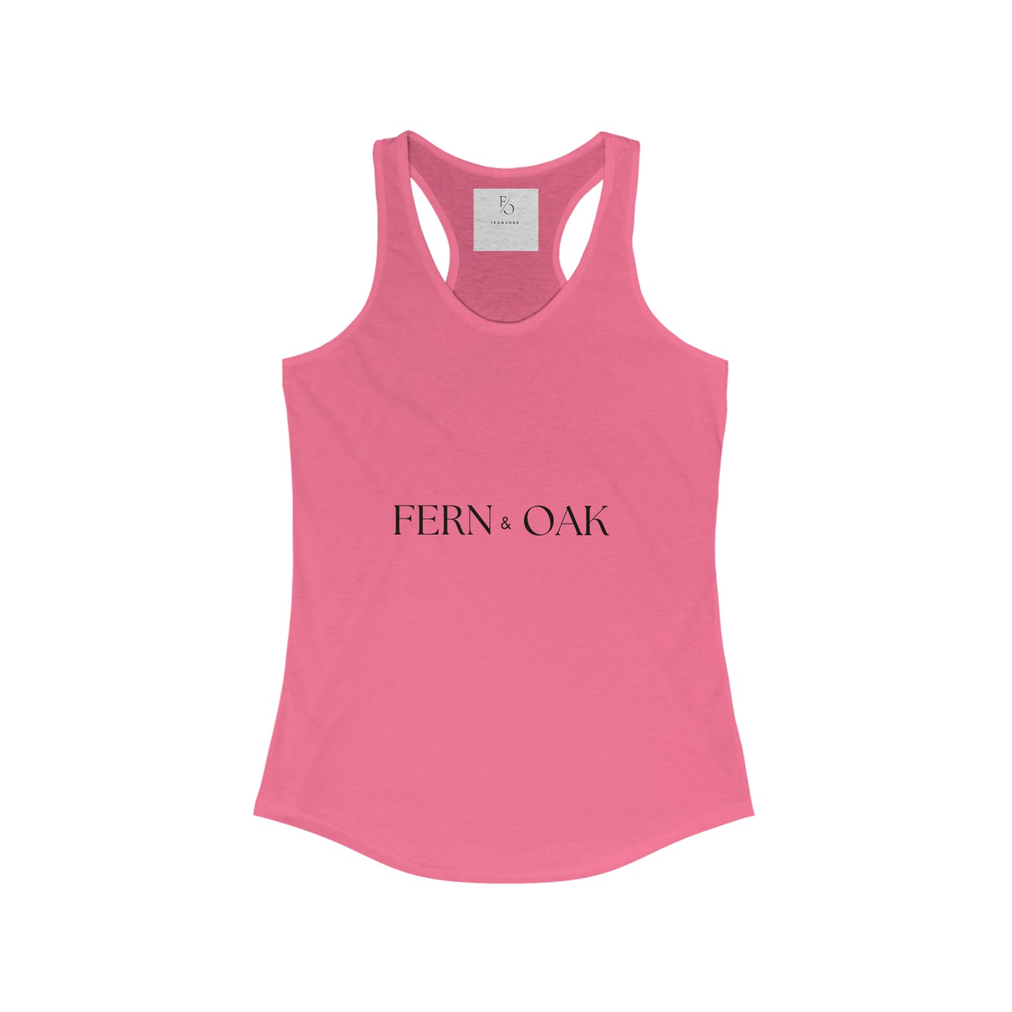 Fern and Oak Classic Women's Ideal Racerback Tank