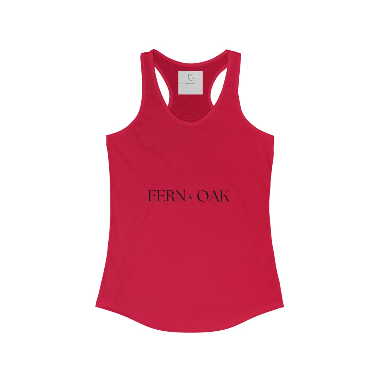 Fern and Oak Classic Women's Ideal Racerback Tank