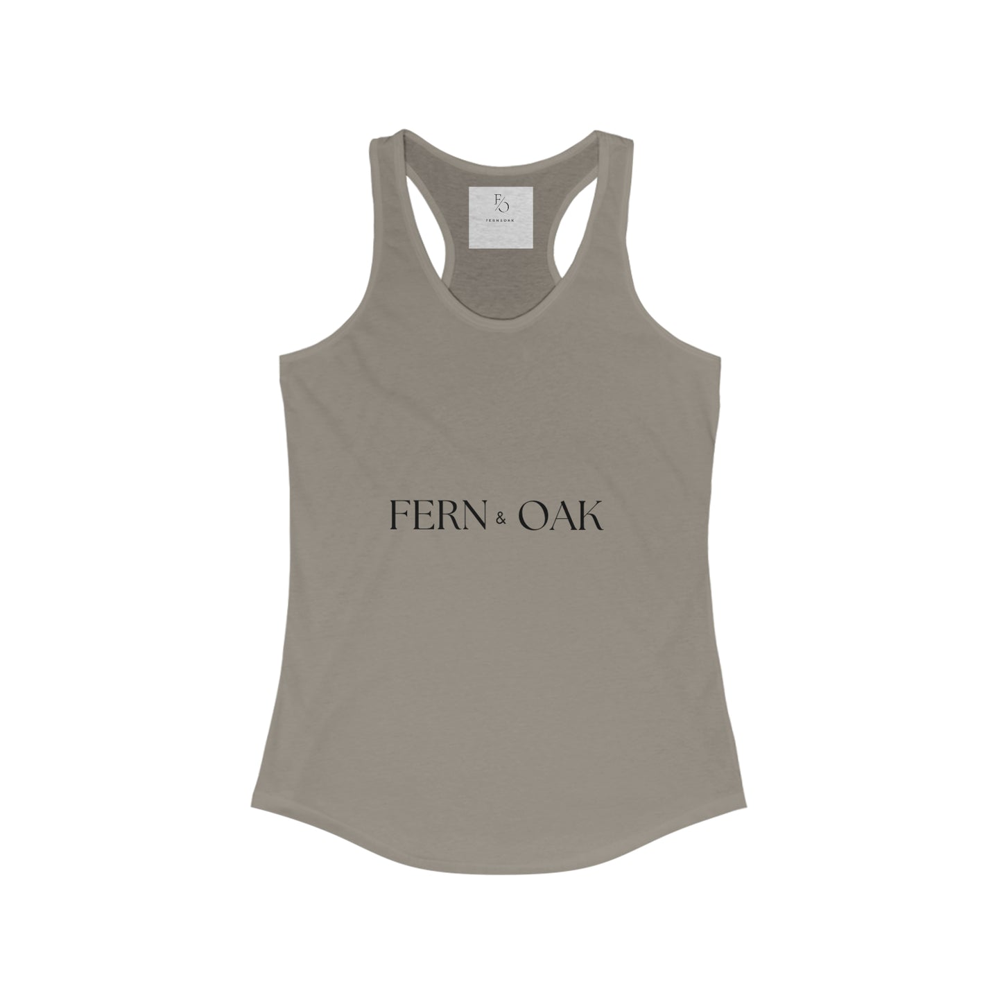 Fern and Oak Classic Women's Ideal Racerback Tank