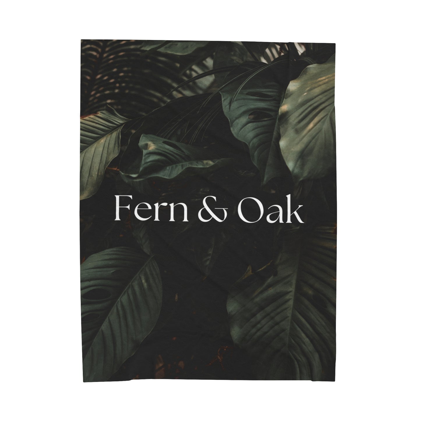 Fern and Oak Inspire Velveteen Plush Blanket