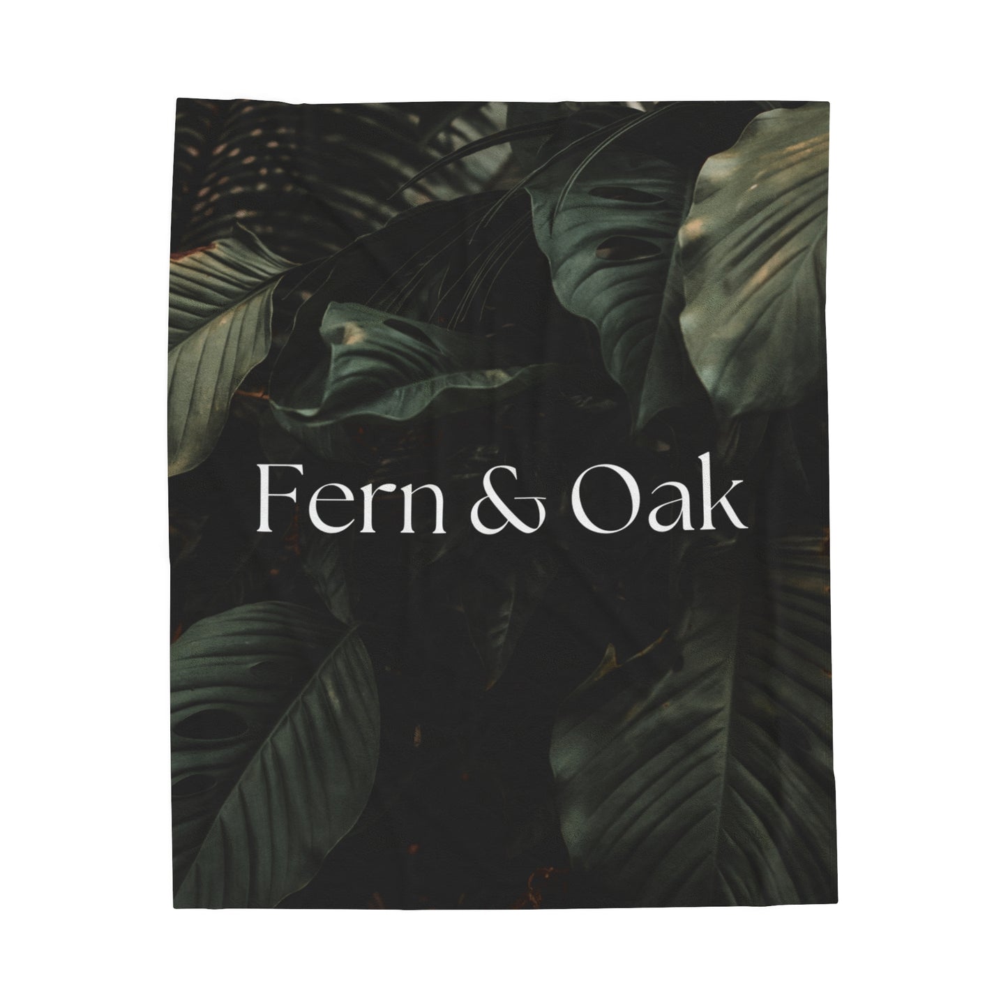 Fern and Oak Inspire Velveteen Plush Blanket