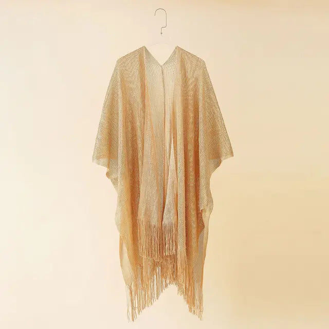 Tasseled Beach Cover-Up - Fern and Oak