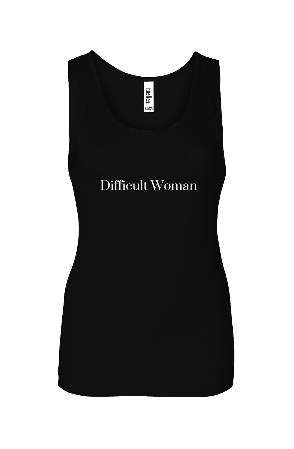 Difficult Woman Ribbed Tank by Fern and Oak