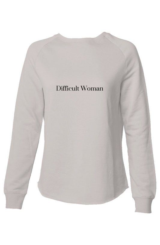 Difficult Woman Lightweight Sweatshirt - Fern and Oak