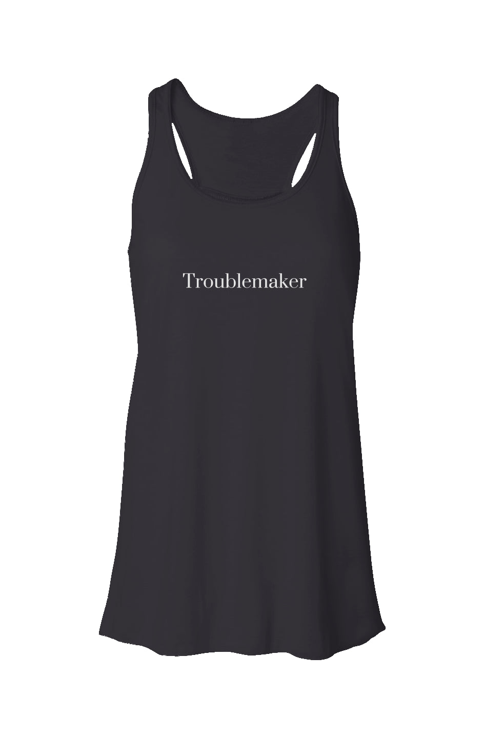 Troublemaker Flowy Racerback Tank