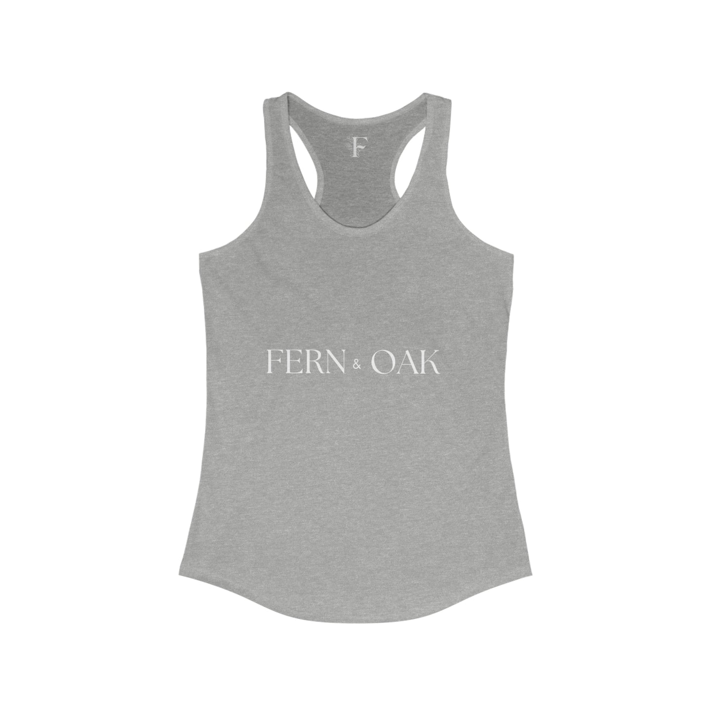 Fern and Oak Classic Women's Ideal Racerback Tank