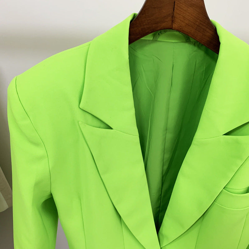 The BAM Fluorescent Green Blazer