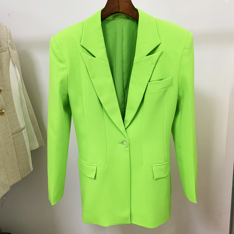 The BAM Fluorescent Green Blazer