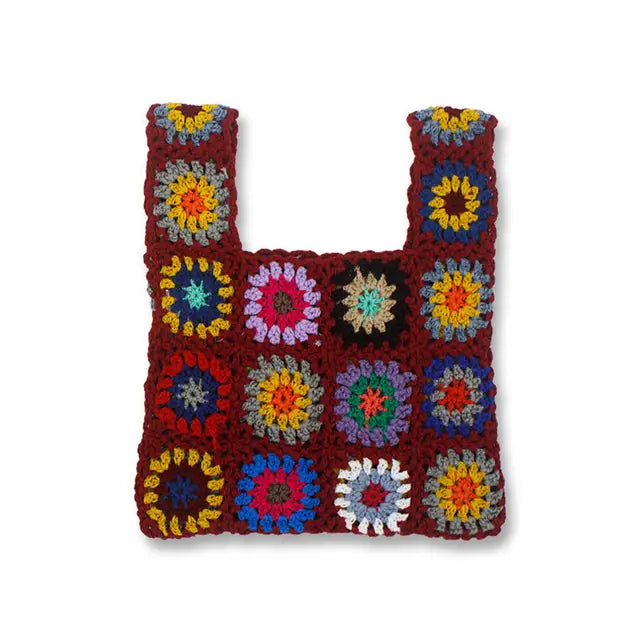 Floral Crocheted Tote Bag - Fern and Oak