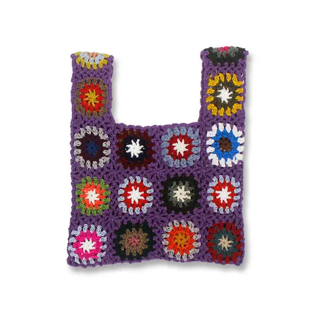 Floral Crocheted Tote Bag - Fern and Oak